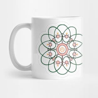 mandala Clamber drawingmandala Flutter stuffed Mug